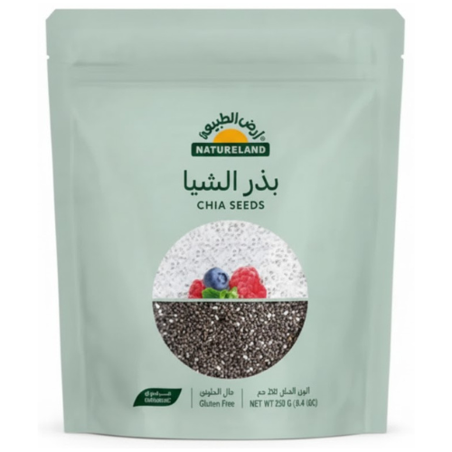 بذر الشيا 250جم ارض الطبيعة